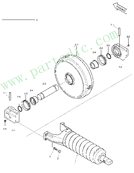 DX180LC  Support K1024966 #2-2