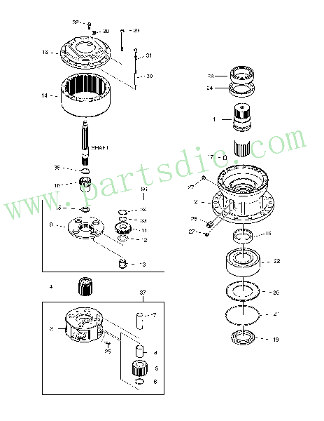 Buy Dx700lc Bearing Spherical Roller 109-00168 Replacement Parts With 