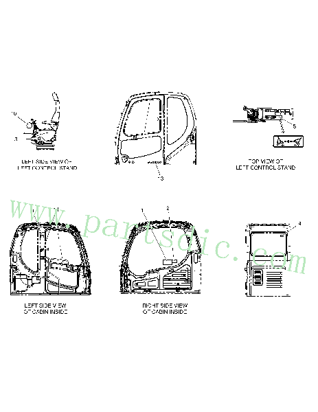 DX170W  Decal Assy Export Cabin 950205-00868