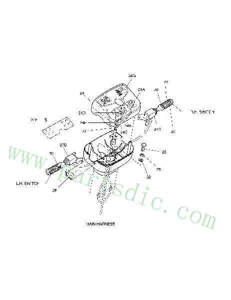 B55W-1  Electric Parts 500-00225A Assembly