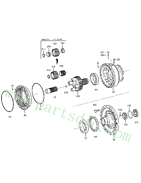 DL420  Gear Ring K9000284 #40(460*460*100)