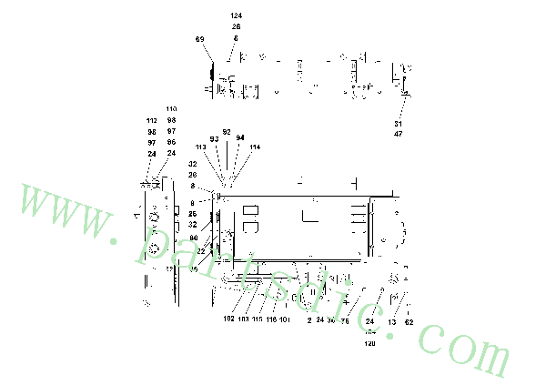 4 Extension Assembly LH, 15558315