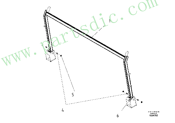 Roof Support Front, 80617921