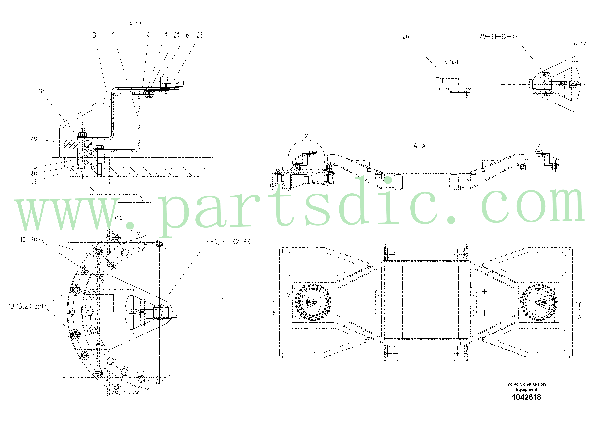 Kit of Assembly Parts For Roller Drum 80745458