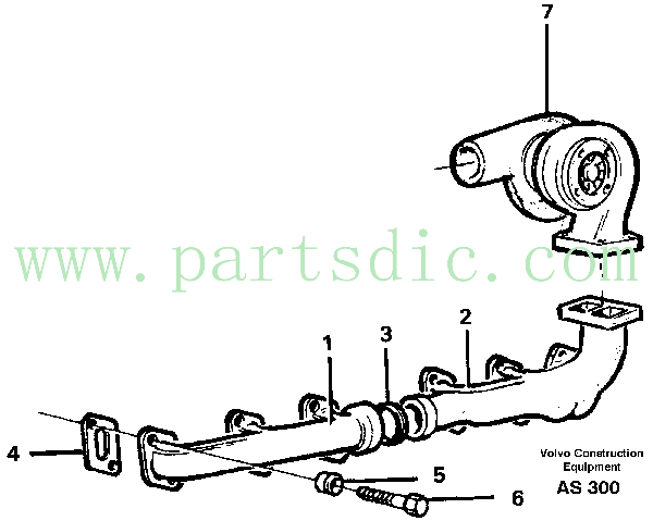Exhaust manifold and installation components