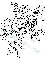 MT36 S/N 410002-  Nozzle Piston Cooling MX451507 #16