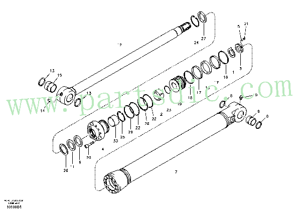 Bucket cylinder - Tonkee Machinery Equipment Wholesale