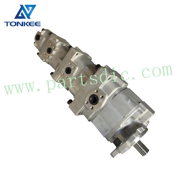 705-38-39000 705-56-36051 SAR90+32+SB8+12 hydraulic gear pump WA320-5 WA320-6 loader 4 stage gear pump suitable for KOMATSU